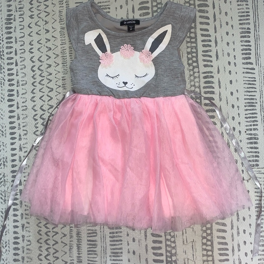 Zunie sleeveless toddler dress